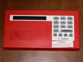 D1255R Red Fire Alarm Keypad