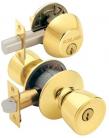 Schlage FB350NVBEL505 Bell Combo Kit, Bright Brass