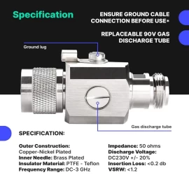 Raigen LTN-ARST1 Lightening Arrestor with N connectors